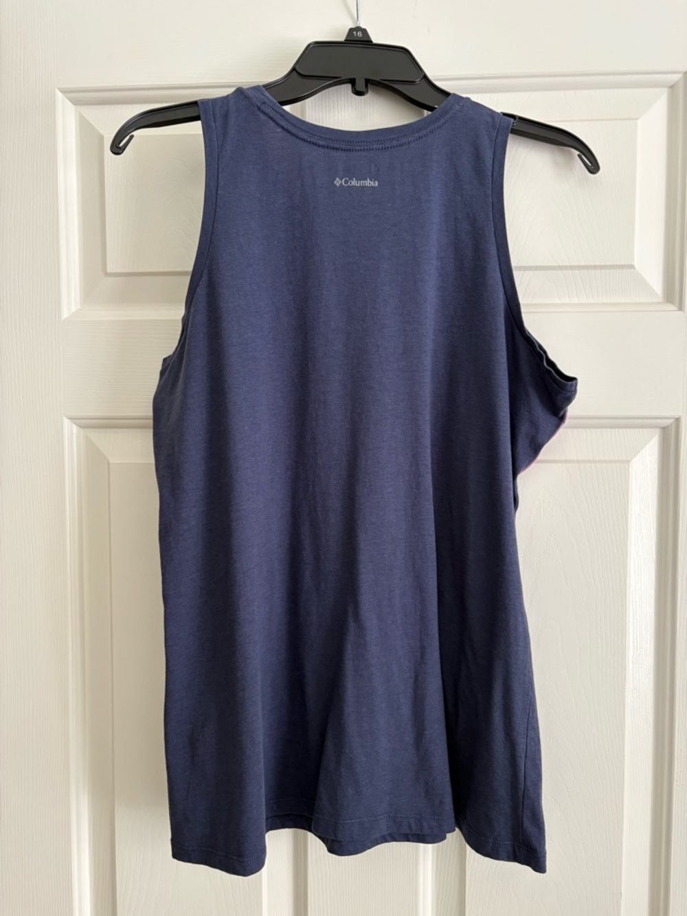 Columbia Women’s Columbia Sleeveless Tee with Pink Graphic - Picture 2 of 3